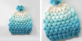 There are so many free knitted hat patterns to search through! Bubble Knitted Beanie Hat Free Knitting Pattern