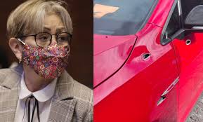 Balean auto de senadora morenista Martha Guerrero