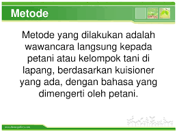 Bagaimana untuk mewawancarai seorang petani? Ekologi Pertanian Agh 320 Ppt Download