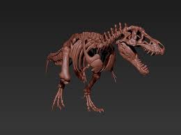 Tyrannosaurus Skeleton By Kongtrex On Shapeways Tyrannosaurus Dinosaur Skeleton Prehistoric Creatures