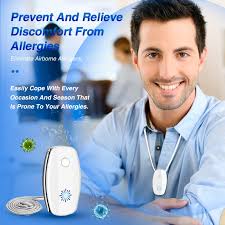 Nouveau Type de collier purificateur d'air Mini purificateur d'air Portable  élimine le Smog formaldéhyde USB Rechargeable générateur Lon négatif