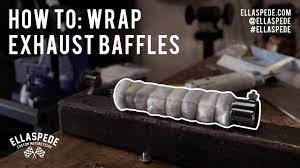 Consider any capability to accommodate any remove the baffle by placing the flat screwdriver at its end and push it back to detach from the pipe. How To Wrap Exhaust Baffles Youtube