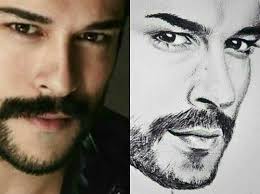 Dalia Adli Kullanicinin Burak Ozcivit Amazing Actor Kara Sevda Panosundaki Pin Gercekci Cizimler Cizim Cizimler