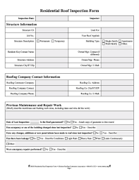 9 photos of the roof inspection report template. Roof Inspection Template Fill Online Printable Fillable Blank Pdffiller