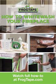 How To Upgrade Your Fireplace With Whitewash White Wash Home Improvement Catalog Home Improvement Projects