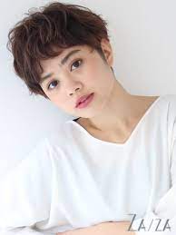 ハンサムショート ミズ 30代 40代 ビューティーboxヘアカタログ 髪型 ハンサムショート 前髪なし 女性