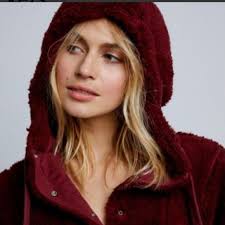 NEW Free People Run My Way Fleece Jacket Z52-2