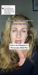 Replying to @Elizabeth Frances Townsend Part Two EXCLUSIVE! Harry and  Meghan’s PA breaks NDA #NDA #harryandmeghan #harryandmeghannetflix  #princeharry #harryspare #exclusive #showbizexclusive ...