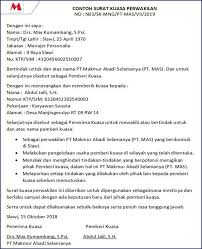55 Contoh Surat Izin Permohonan Kuasa Pengunduran Diri Surat Surat Pengunduran Diri Nama