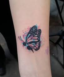 Download Adorable Butterfly Tattoo Design Unique Butterfly Tattoos Peacock Tattoos Crayon