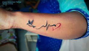 Pin On Heartbeat Tattoos