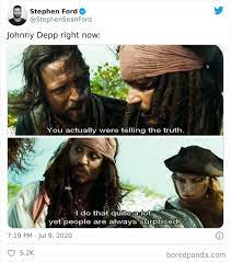 People Are Standing Up For Johnny Depp With These 40 Memes Bored Panda