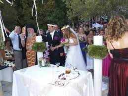 Example Of Outdoor Greek Wedding Greek Wedding Orthodox Wedding Rustic Wedding Inspiration