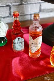 These include pumpkin juice, gillywater and elixir of life. Diy Harry Potter Potion Bottles