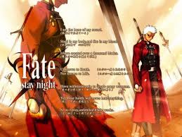 The Servant Archer From The Fifth Holy Grail War The Poem Is The Chant Used To Unleash His Reality Marble Unlim Stay Night Fate Archer Fate Stay Night Series