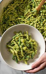 Pasta With Pesto Potatoes And Green Beans Cook S Illustrated Recipe Zoodle Recipes Recipes Pasta Dishes