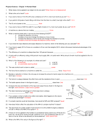 29:04 davenport1947 32 586 просмотров. Physical Science Chapter 14 Review Sheet 1 When Does A Force