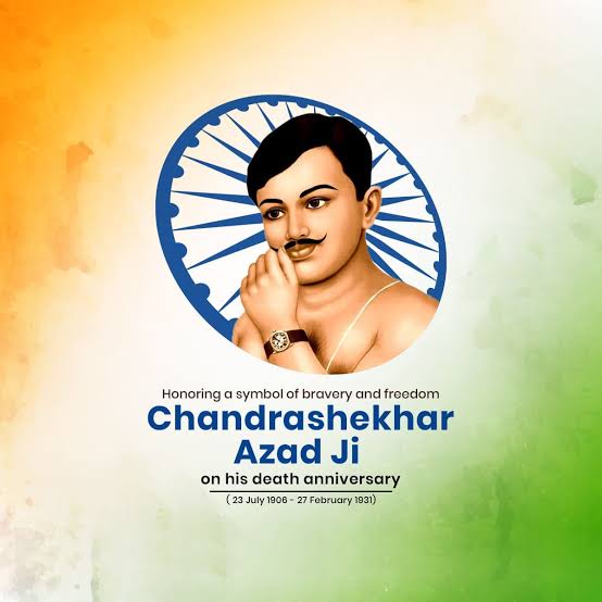 Festival Posts Chandra Shekhar Azad Death Anniversary | AiFlexa | Free Design Tool for Readymade Templates, Instagram Post Creatives, Festival Designs & Business Banners!