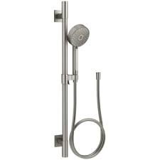 With just a quick toggle on the thumb tab, switching between spray. Kohler K 99242 G Bn Vibrant Brushed Nickel Awaken G110 1 75 Gpm Multi Function Hand Shower Package Includes Slide Bar And Hose Faucetdirect Com