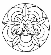 Die kindergartenzeit neigt sich dem ende zu und ihr kind wird bald eingeschult. Kostenlose Malvorlage Mandalas Mandala Mit Verliebten Osterhasen Zum Ausmalen