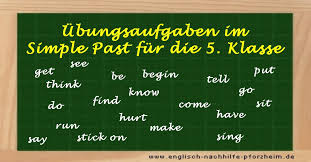 Arbeitsblätter kostenlos zum download zum ausdrucken für klasse 4, klasse 5, klasse 6, klasse 7, klasse 8, klasse 9 und klasse 10. Simple Past Ubungen Mit Losungen Fur Die 5 Klasse