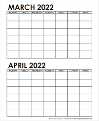 April Calendar Archives Page 3 Of 6 Monday Start Calendar