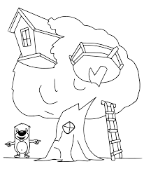 Cute coloring pages coloring books modern christmas tree skirts tree house drawing tree branch decor fairy tree houses fantasy art landscapes sketch inspiration copics. Treehouse Coloring Pages Best Coloring Pages For Kids