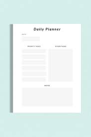free printable minimalist daily planner gathering beauty