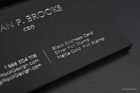 A black business card can look luxurious and elegant, with a glossy finish or edgy and stylish with a matte look or uncoated finish. Black Business Card Matte Gold Stamping Elegant Classy Template Paulette Rockdesign L Black Business Card Business Card Inspiration Printing Business Cards