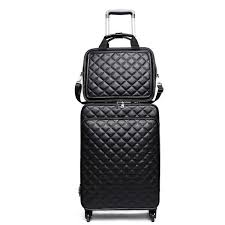 Women S Waterproof Pu Leather Travel Rolling Luggage Suitcase Bag Trolley Case Set New In 2021 Luggage Bags Travel Leather Travel Luggage Sets