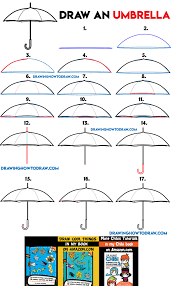 How To Draw An Umbrella Easy Step By Step Drawing Tutorial For Beginners How To Draw Step By Step Drawing Tutorials Drawing Tutorials For Beginners Drawing For Beginners Step By