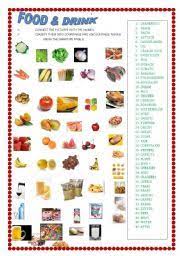 Think you can play a game of name that food with up close and personal pictures? Food Drinks Pluras Esl Worksheet By Vivilui
