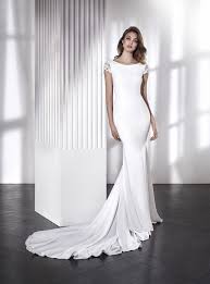 Ivory Whites Lara San Patrick By Pronovias 2018 Collection St Patrick Wedding Dress Wedding Dresses Wedding Dress Cap Sleeves