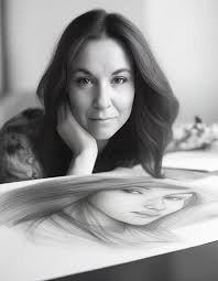 Canadian artist creates portrait using pointillism