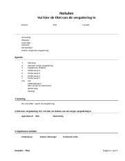 Hoe te notuleren tijdens een vergadering. Notulen Voorbeeld 2 Docx Http Www Tuxx Nl Notulen Vul Hier De Titel Van De Vergadering In Datum Tijd Locatie Aanwezig Afwezig Voorzitter Notulist Course Hero