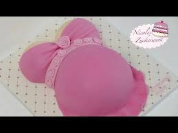 Genderreveal genderrevealparty kuchen cake rezept schwangerschaft babyparty. Babybauch Torte Fur Baby Party Baby Shower Cake Von Nicoles Zuckerwerk Youtube