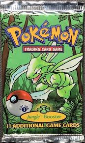 The box includes 36 booster packs,. Pokemon Jungle 1st Edition Booster Pack Scyther Artwork Pokemon Sealed Products Pokemon Booster Packs Collector S Cache
