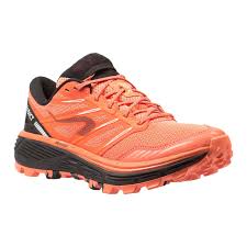 Wie fashionable function sein kann, beweisen die meisten treter mit. Laufschuhe Trail Mt Cushion Damen Koralle Schwarz Evadict Decathlon Osterreich