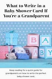New baby wishes the baby card will already come with a printed sentiment, but you can make your note of congratulations more personal by including a written note of your own to. What To Write In A Baby Shower Card From Grandparents