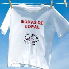 Imagina completar 50 anos de casado ao lado da pessoa que você ama? Camiseta Bodas De Coral Ecamisetas