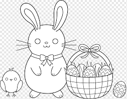 Esta especie ha enamorado a muchas personas a lo largo del mundo, por ello han descarga dibujos de conejos de pascua y enternécete mientras los llena de diferentes colores. Conejito De Pascua Canasta De Pascua Libro Para Colorear Huevo De Pascua Jesus Pascua Blanco Mamifero Nino Png Pngwing
