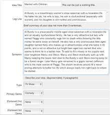 Sample Movie And Tv Show Pitch Form Moviepitcher Com Sell Your Movie Ideas To Hollywood