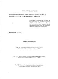 MARIA SORAIDA SILVA CRUZ CONHECIMENTO PARENTAL SOBRE DESENVOLVIMENTO  INFANTIL E QUALIDADE DA ESTIMULAÇÃO NO AMBIENTE DOMICILIA