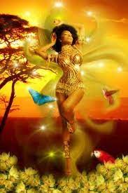 Yoruba Orisa Goddess Osun African Goddess Black Girl Magic Art Black Girl Art