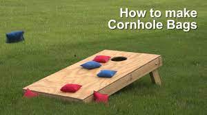 How To Make Cornhole Bags Cornhole Bags Corn Hole Game Cornhole