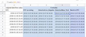 The time in pdt (right) will be updated automatically. Timezone Conversion In A Google Spreadsheet Stack Overflow