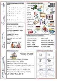 Shopping Vocabulary Exercises Vocabulary Exercises English Vocabulary Exercises Shopping Words