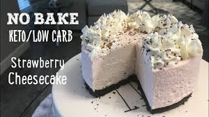 Check spelling or type a new query. No Bake Keto Strawberry Cheesecake Youtube