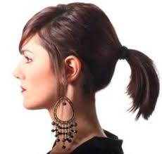 Wearing it down is typically the default setting. Ponytail Styles For Short Hair