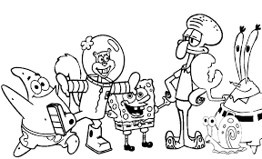 Coloring pages for kids spongebob and squidward68c2. Spongebob Characters Coloring Pages Coloring Home